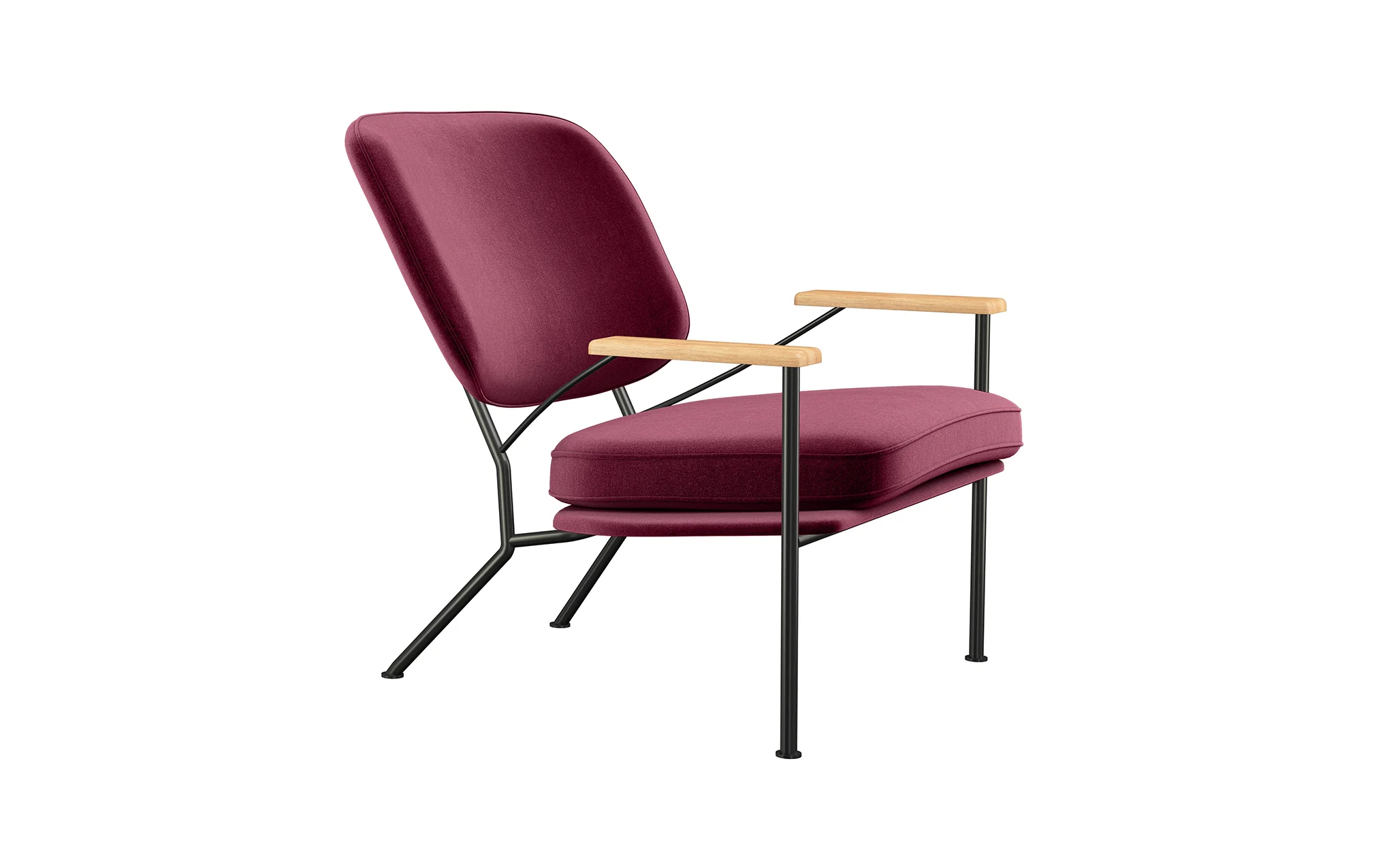 Orlando armchair with oak arms - Image 36