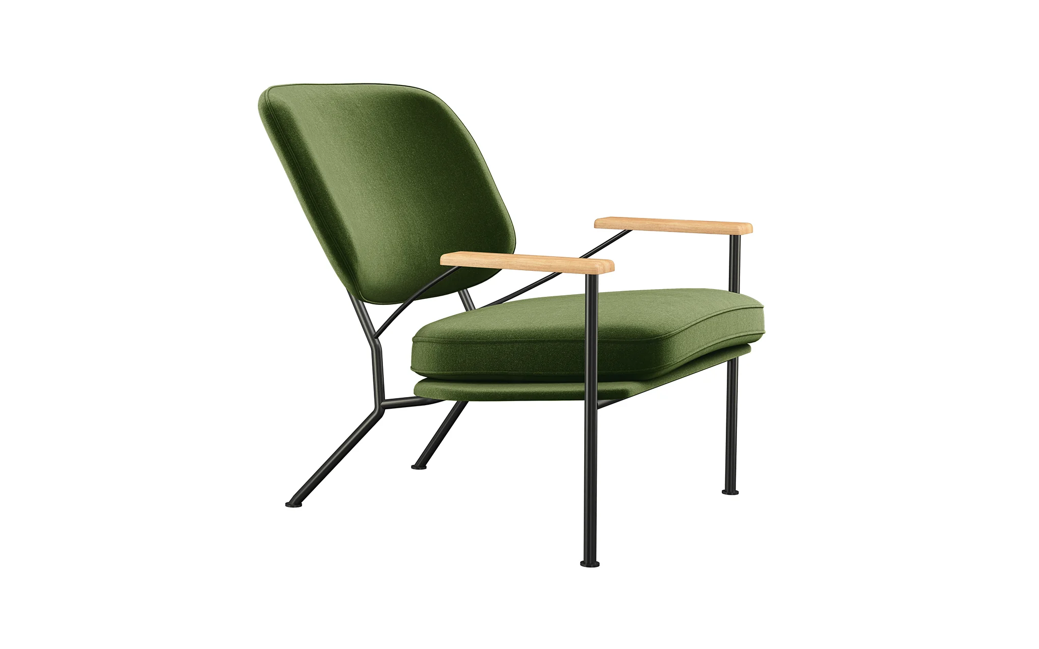Orlando armchair with oak arms - Image 37