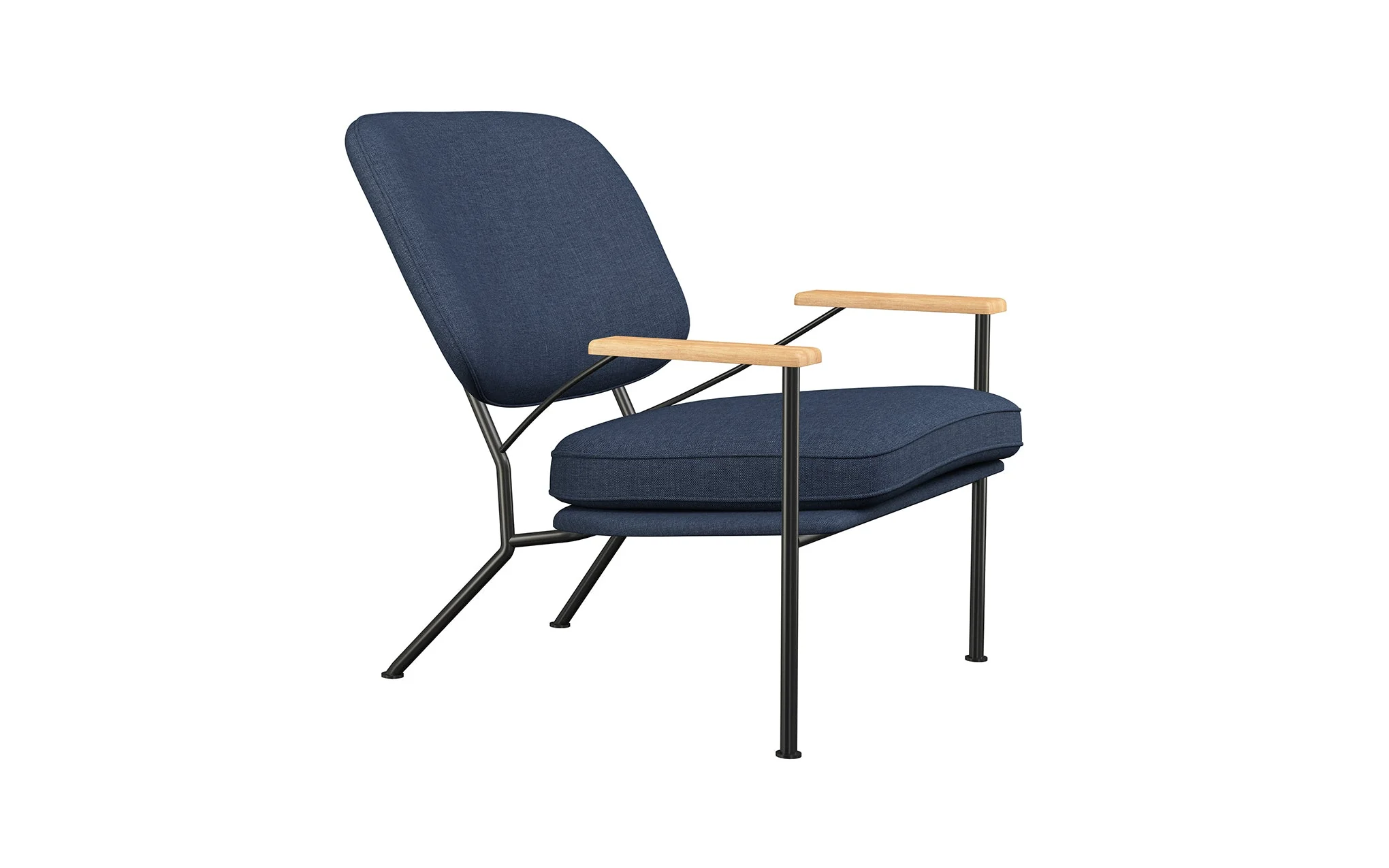 Orlando armchair with oak arms - Image 53