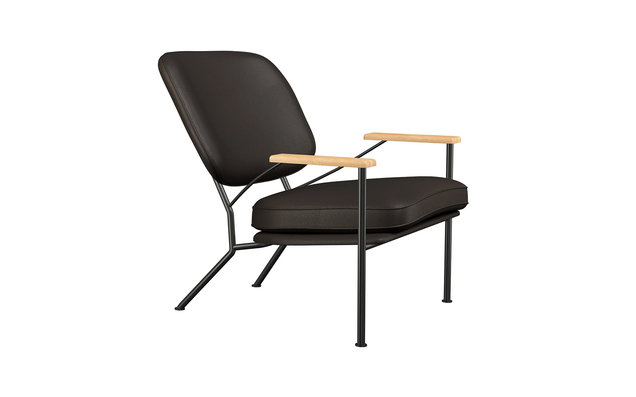 Orlando armchair with oak arms - Image 54
