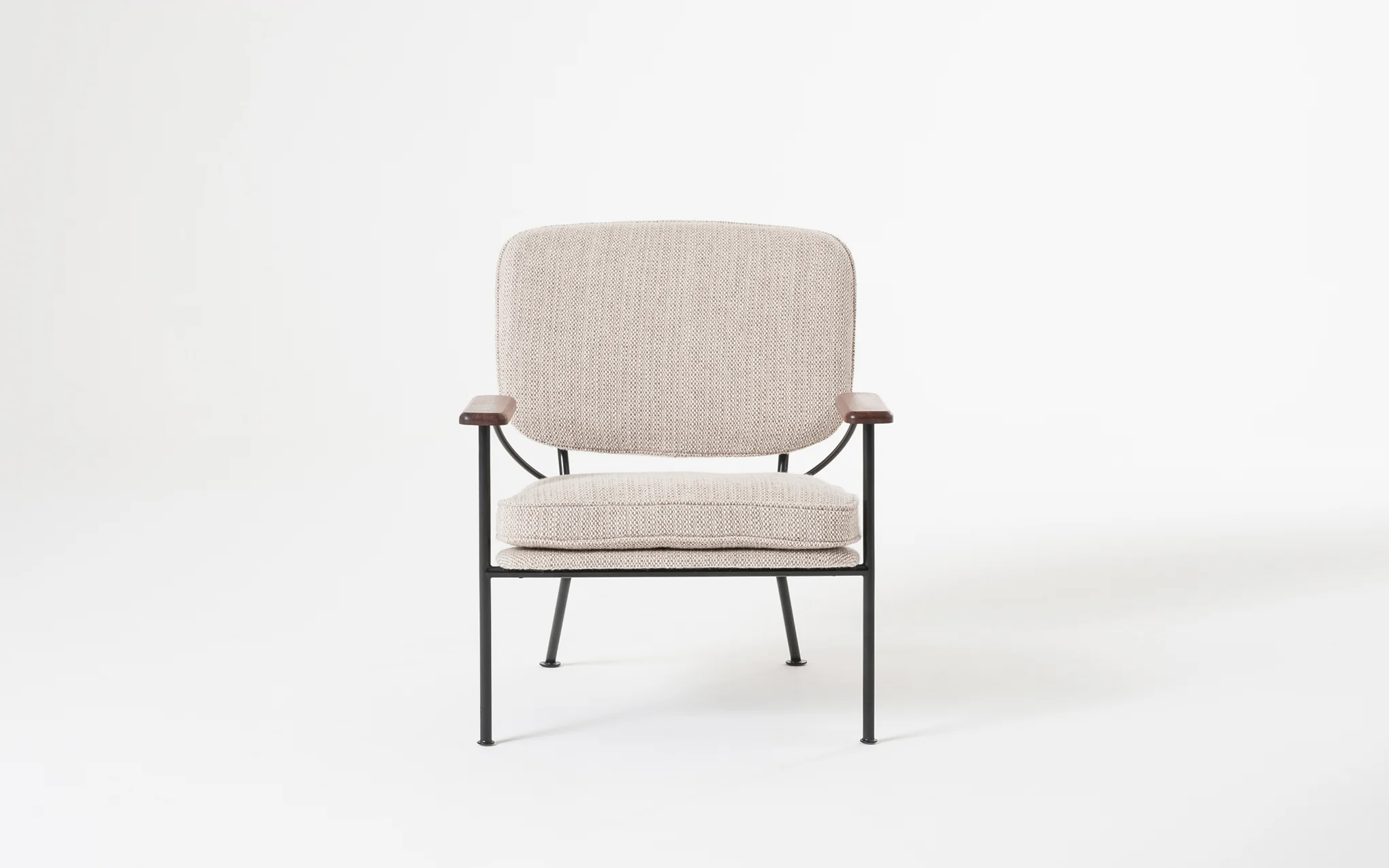 Orlando armchair with walnut arms - Image 52