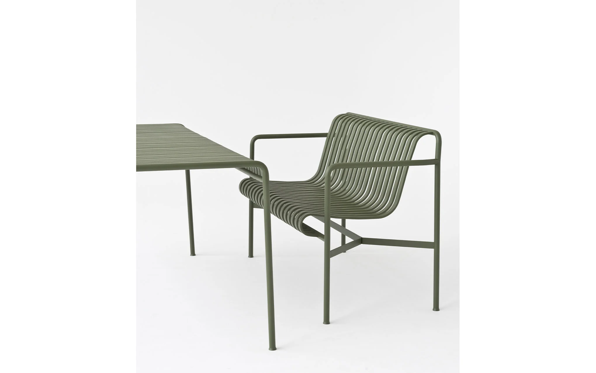 Palissade dining bench - with armrests - Image 7