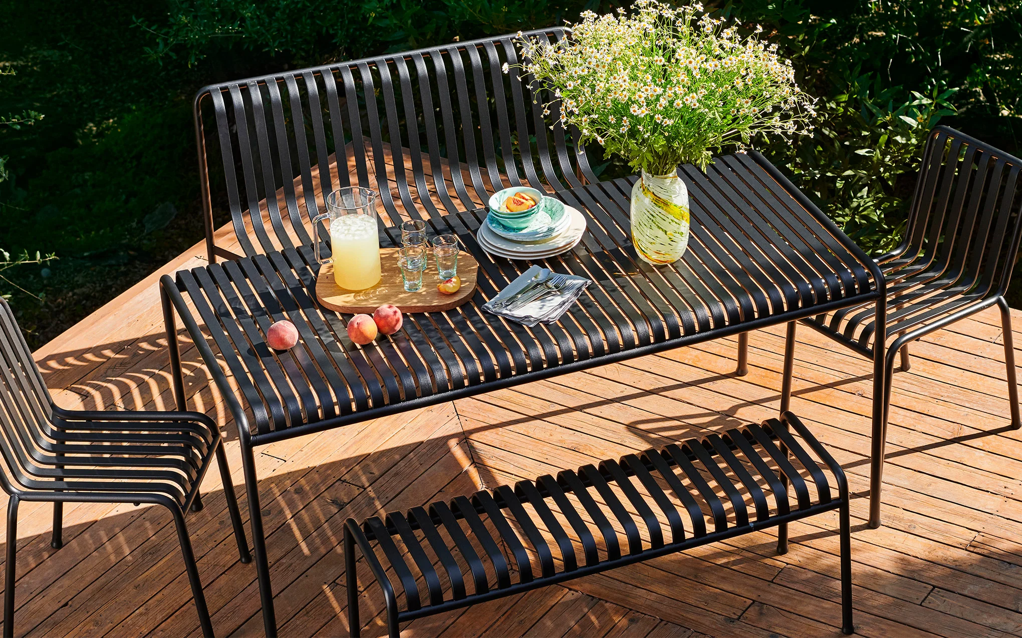 Palissade dining bench - without armrests - Image 6