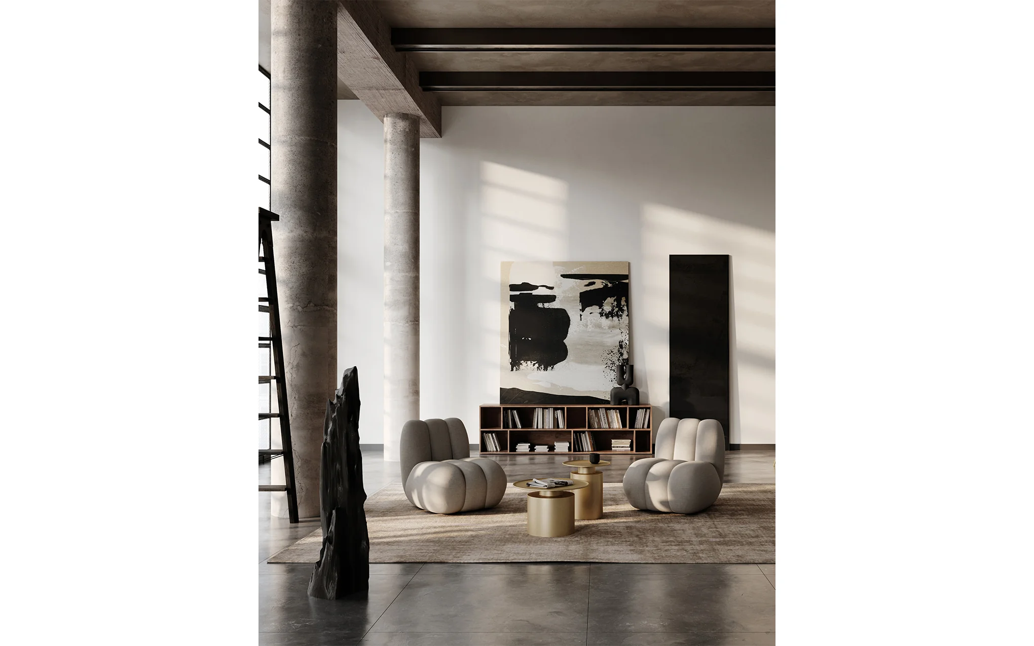 Pillar coffee table - Image 6