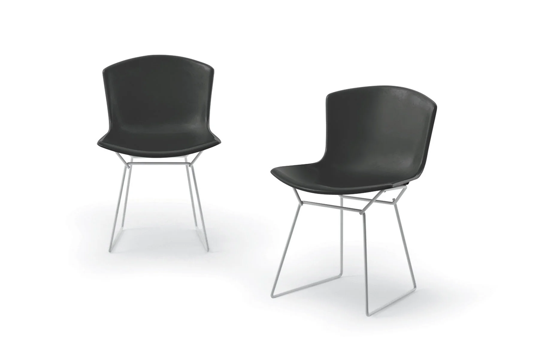 Plastic Bertoia side chair - set of 2 - Image 4