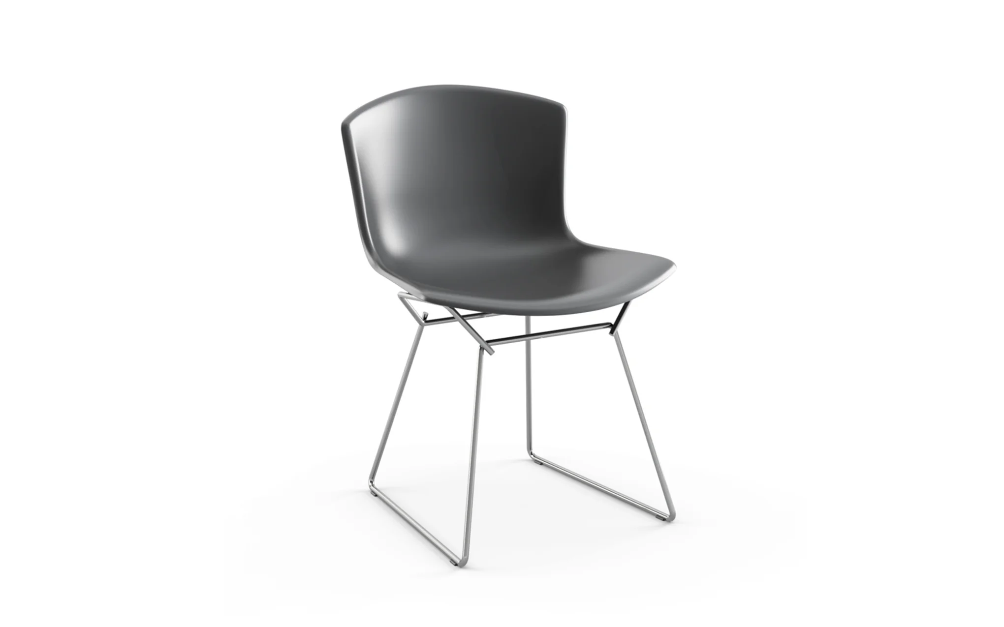 Plastic Bertoia side chair - set of 2 - Image 5