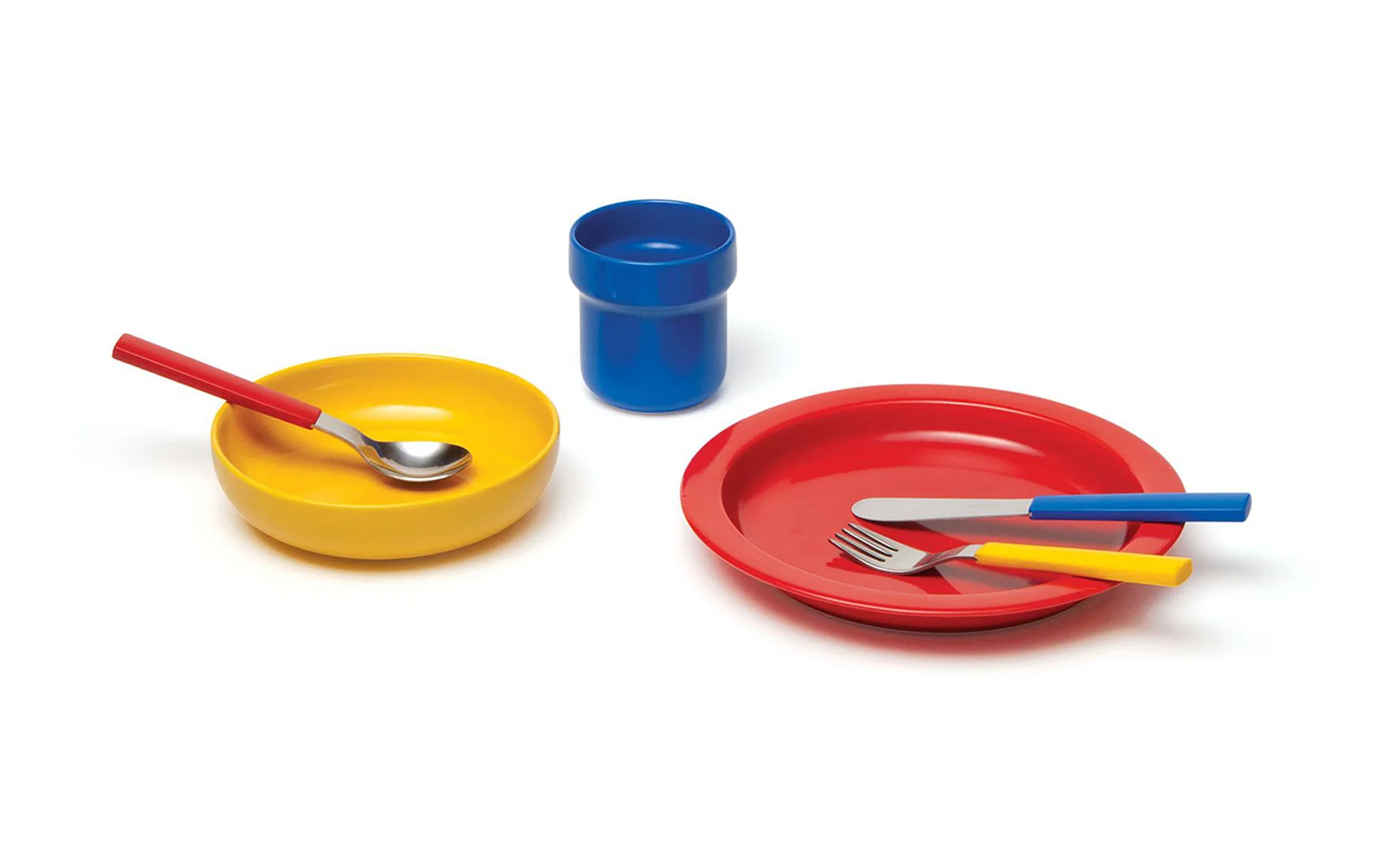 Porcelain childrens tableware set - 3 piece - Image 2