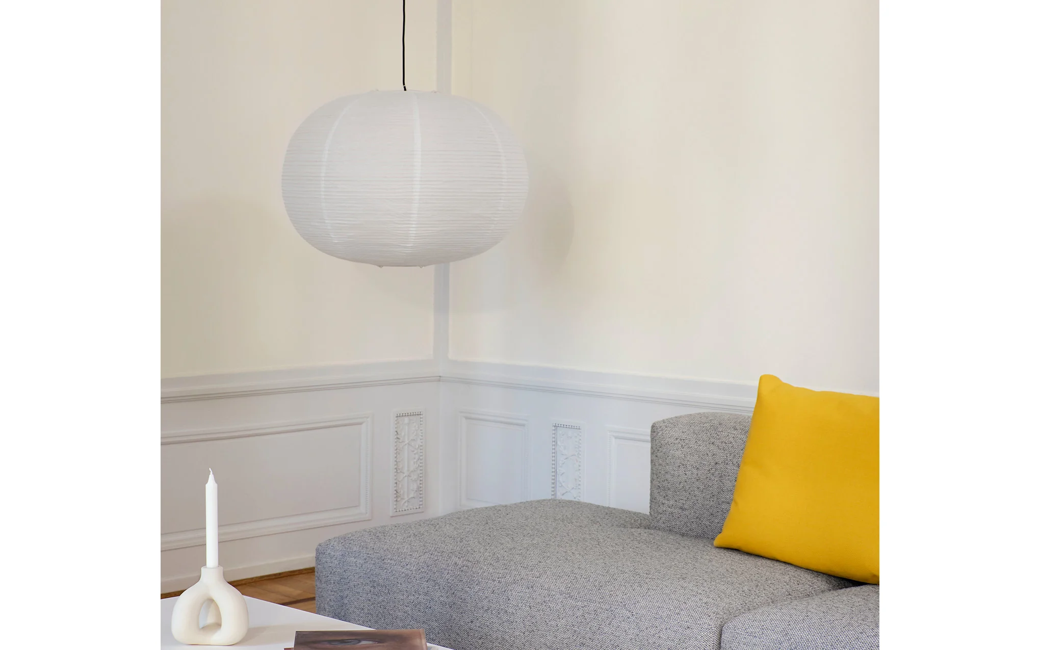 Rice paper shade - Ellipse - Image 2