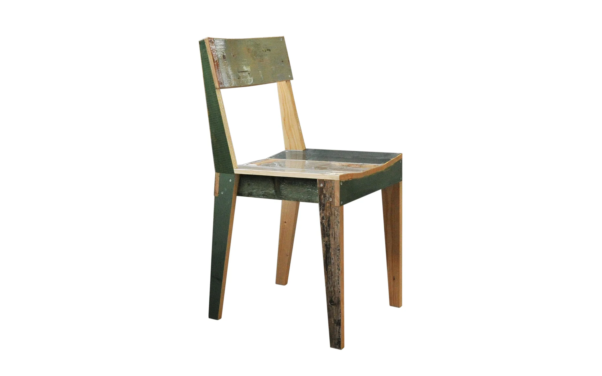 Oak chair in Scrapwood - Image 3