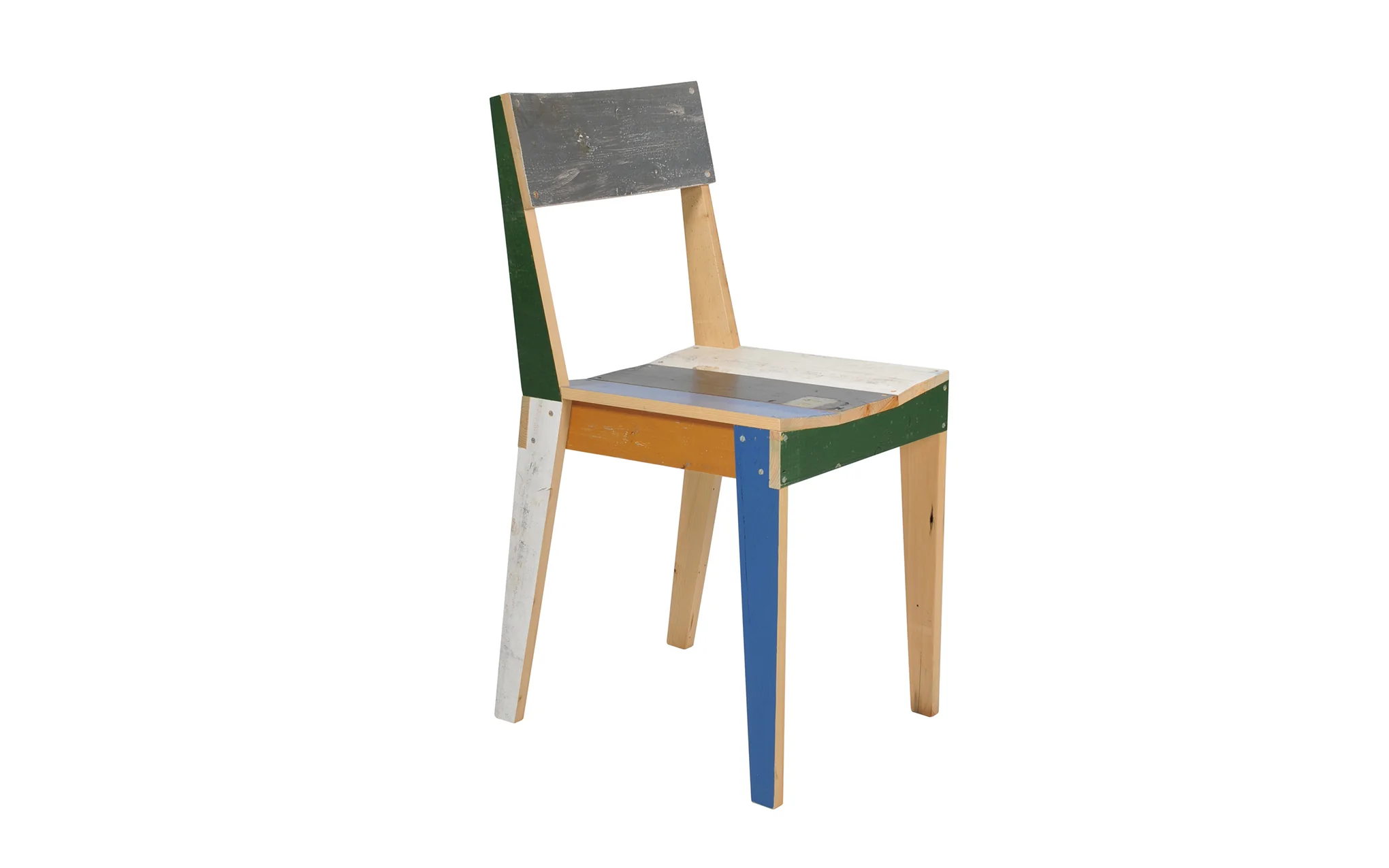 Oak chair in Scrapwood - Image 6