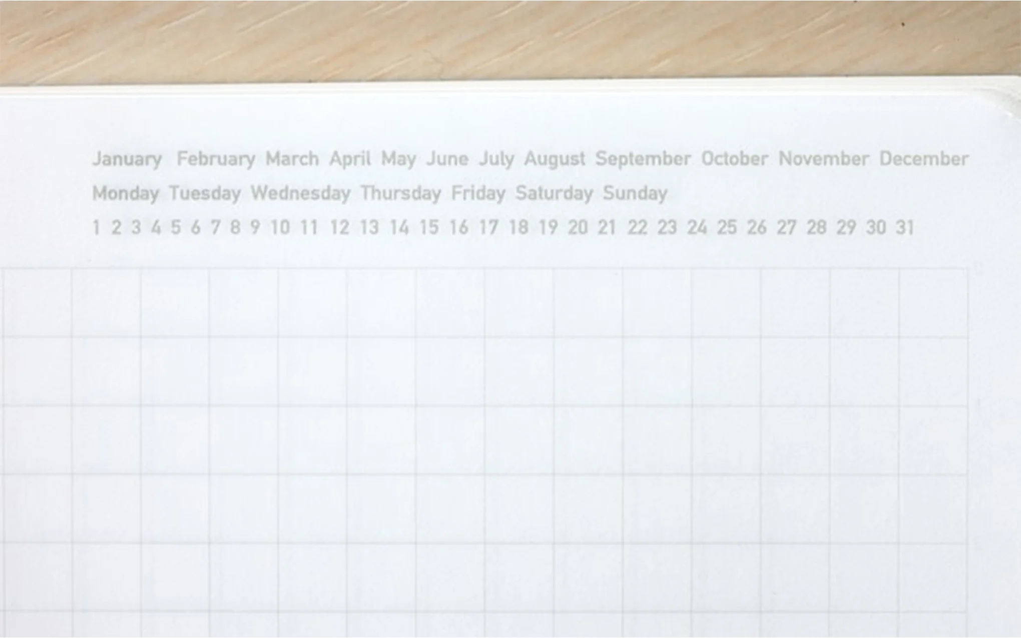 1/2 Year A6 notebook - grid paper - Image 3