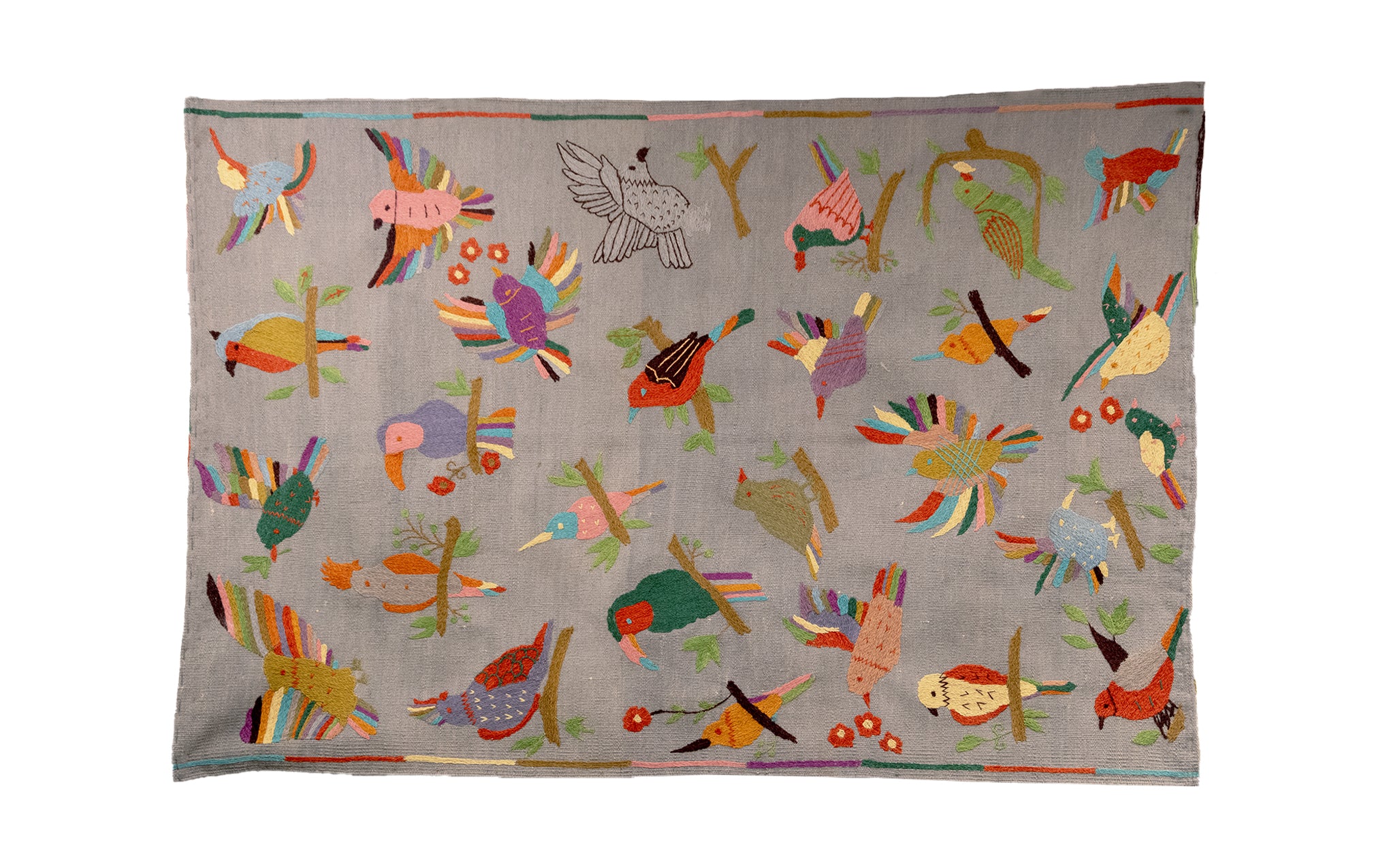 Suzani wall hanging - birds - Image 2