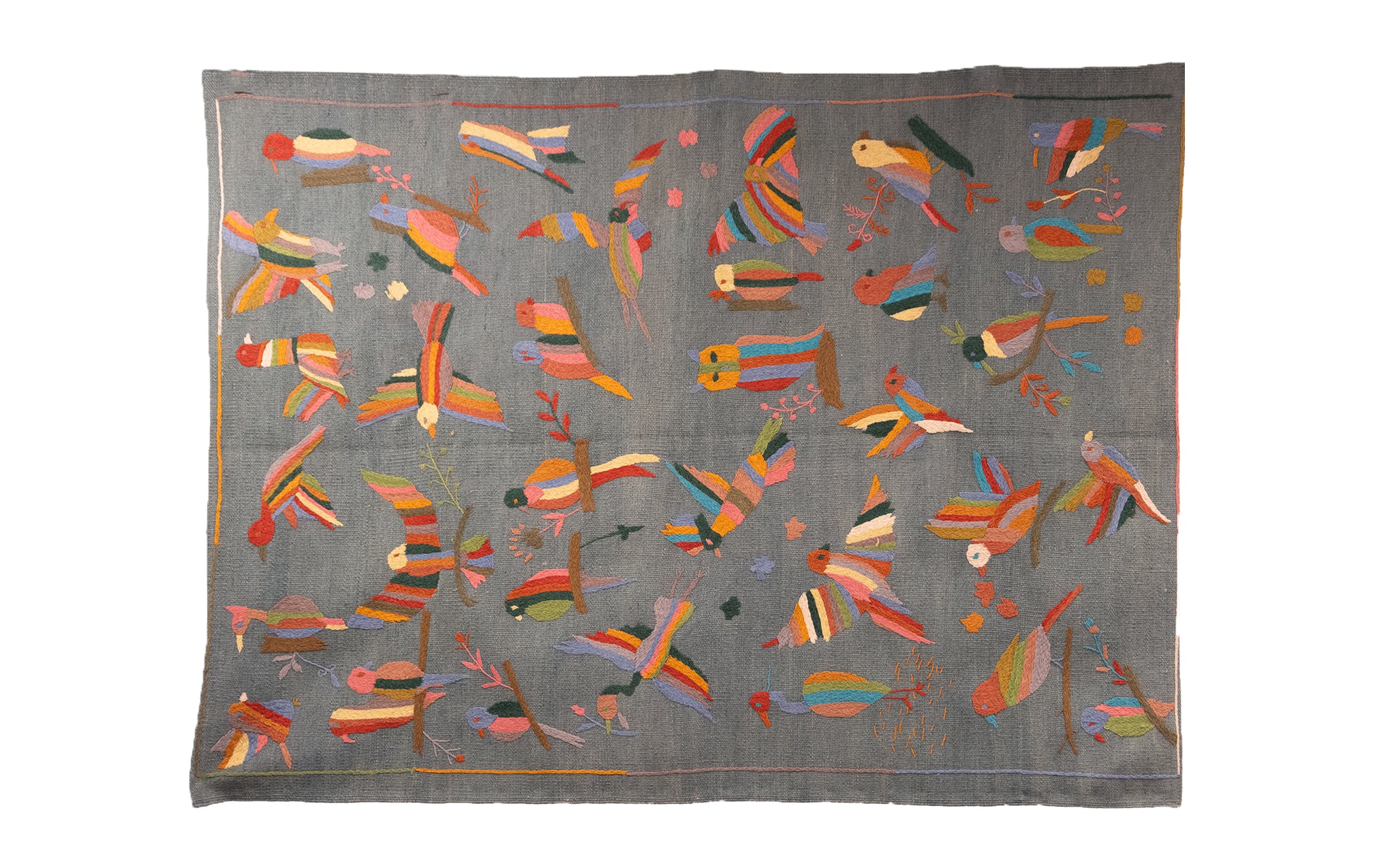 Suzani wall hanging - birds - Image 2