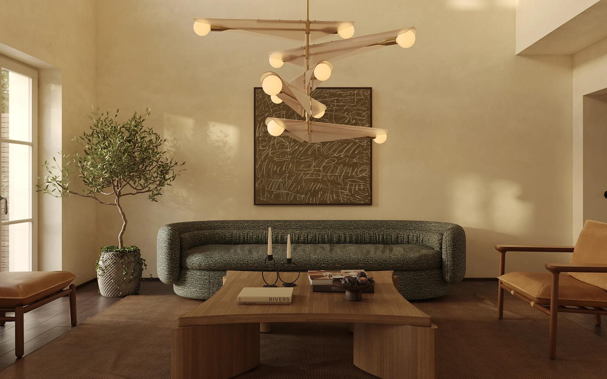 Sycamore chandelier light - Image 15