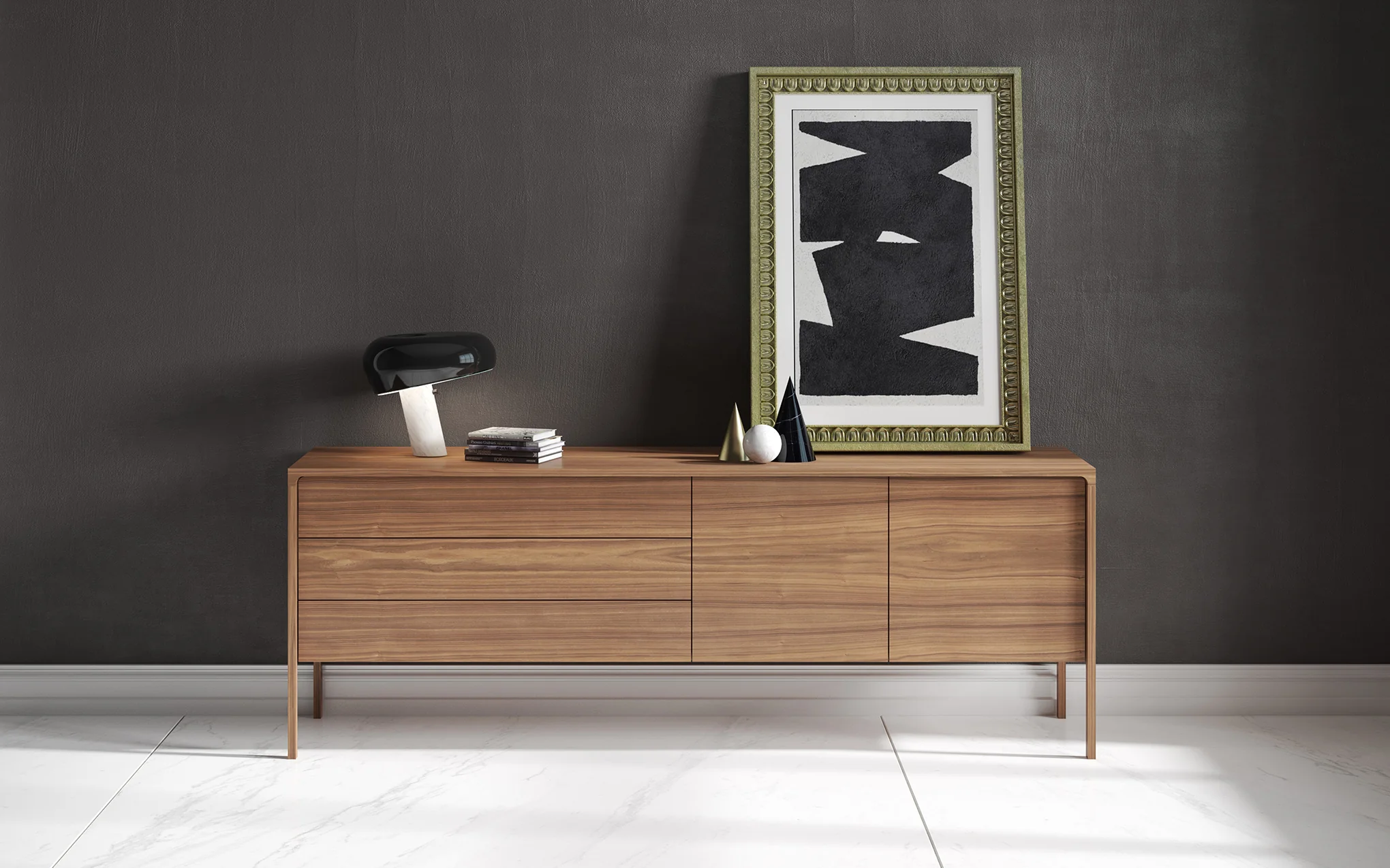 Tactile sideboard - 2 door & 3 drawers - Image 4