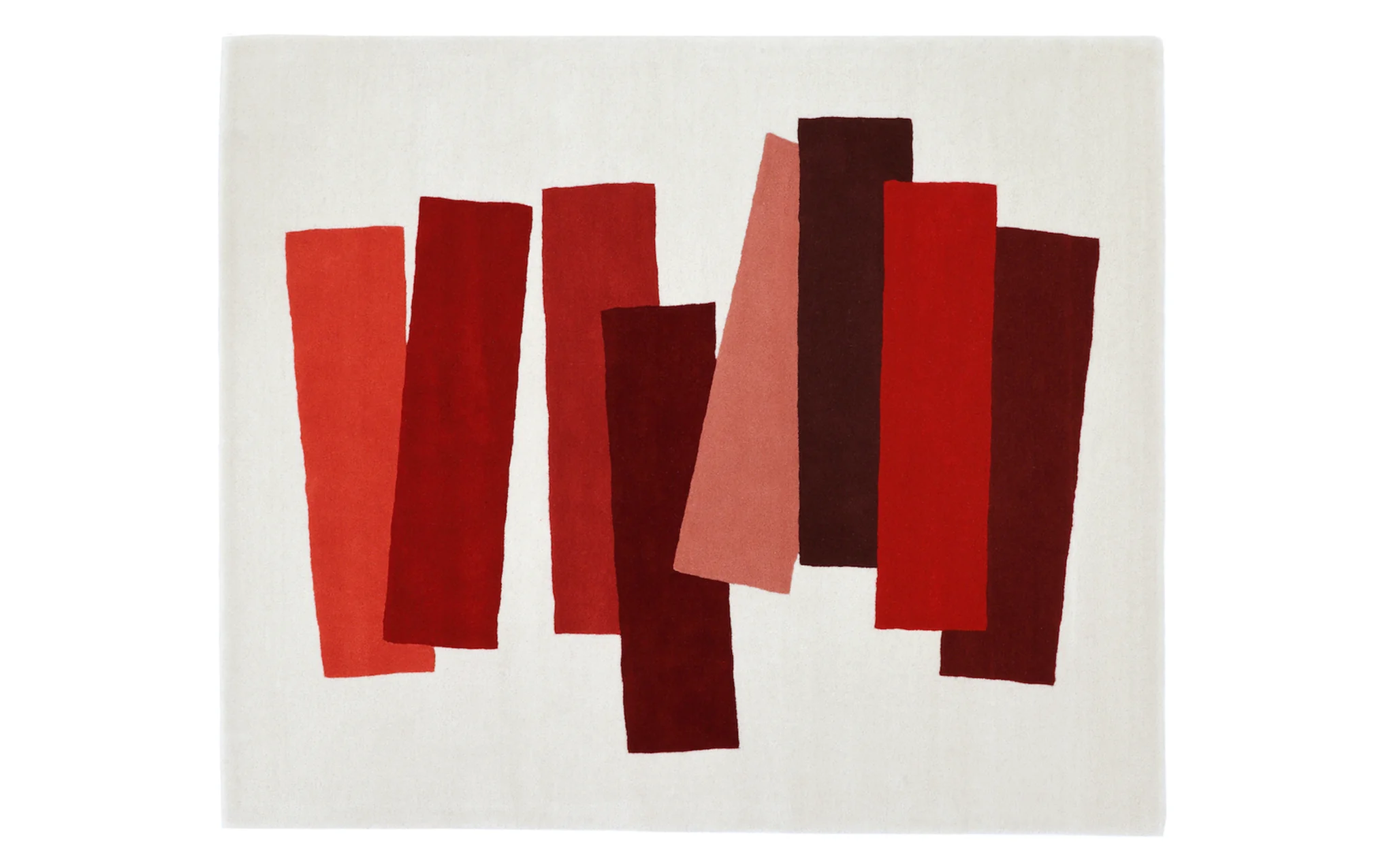 The Many Faces of Red rug