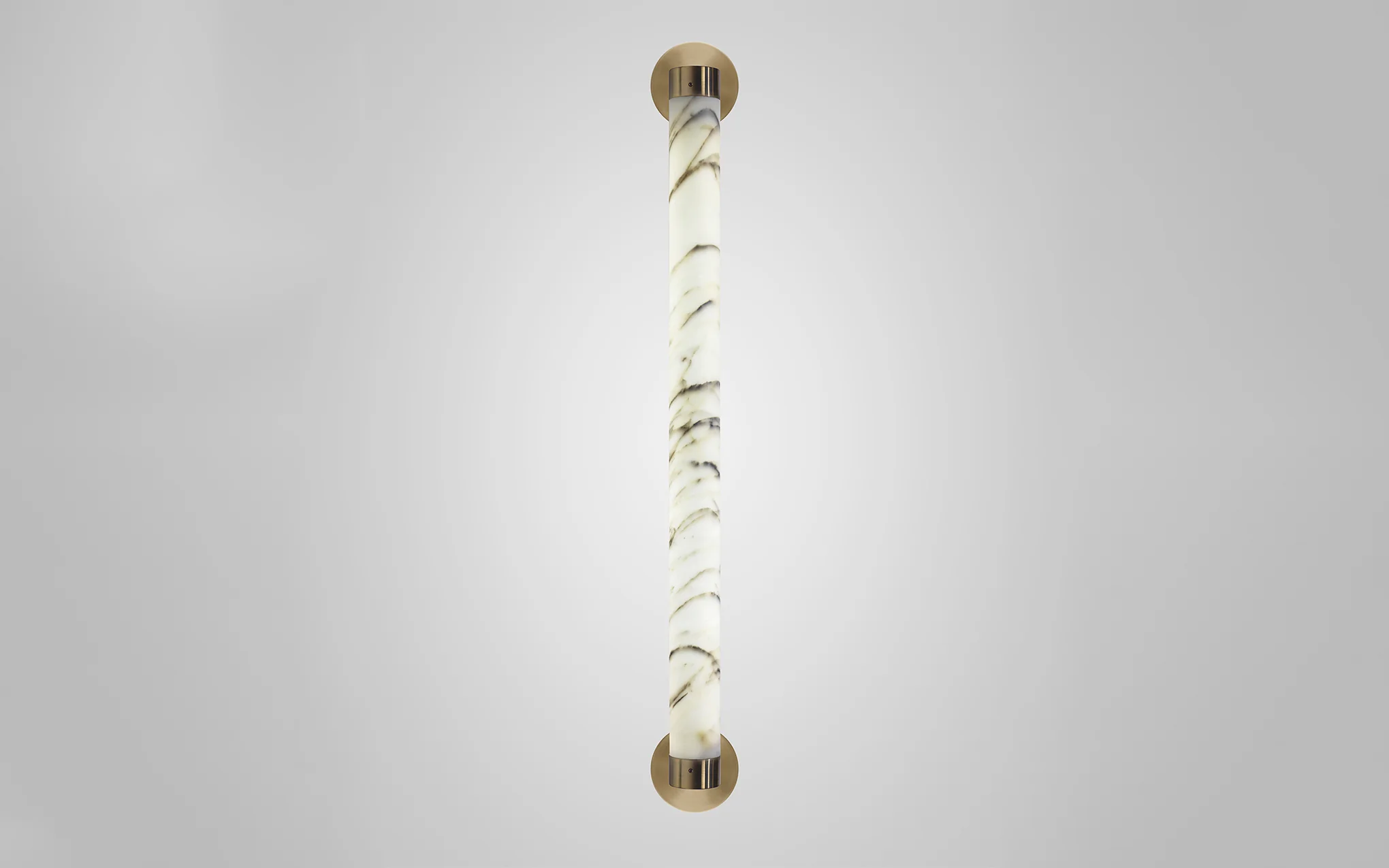 Tube wall light - carrara marble