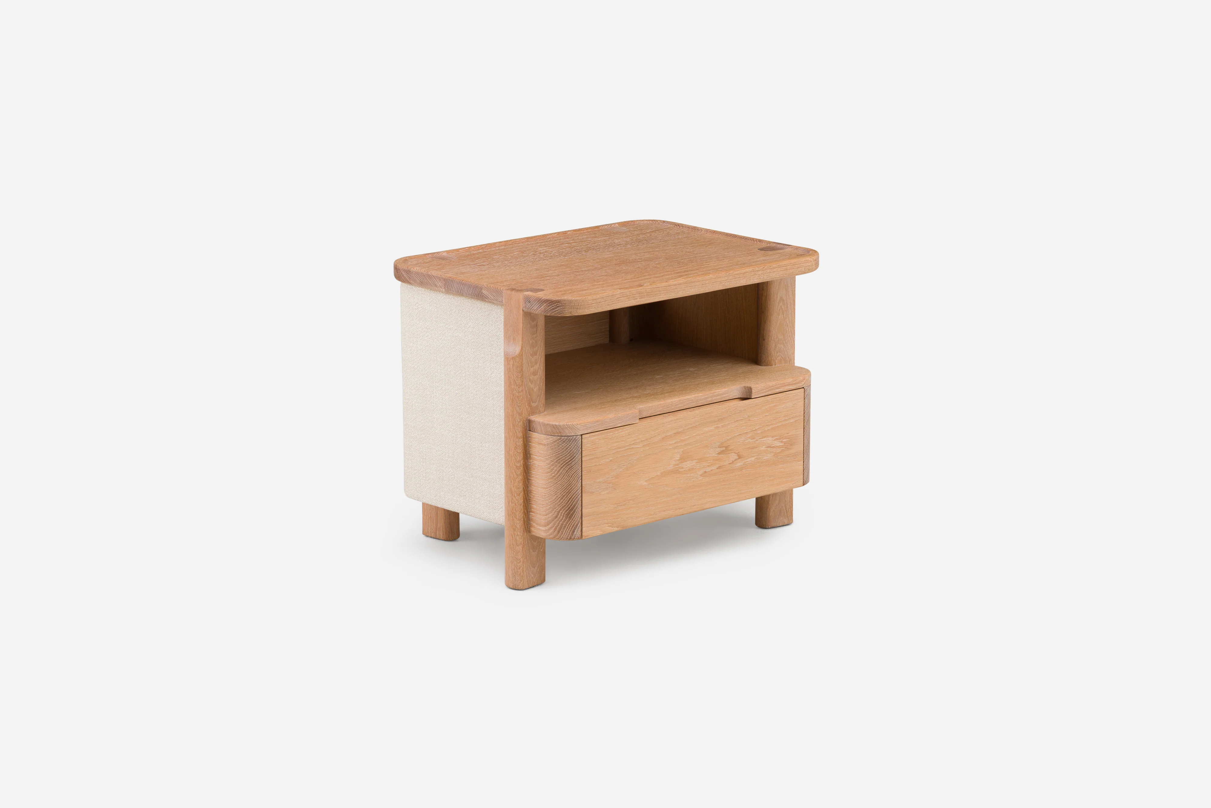 Twenty-Five upholstered bedside table