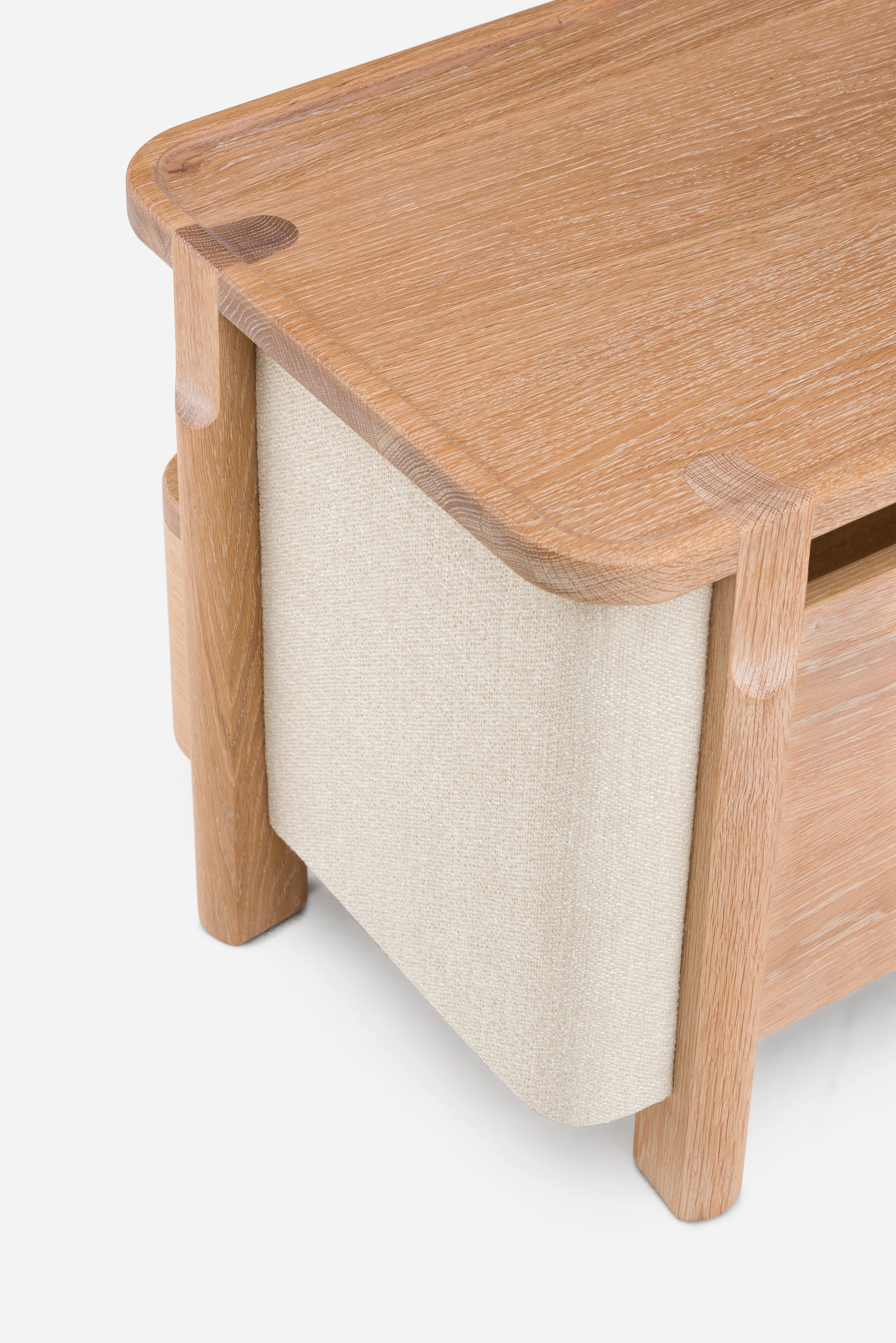 Twenty-Five upholstered bedside table - Image 3
