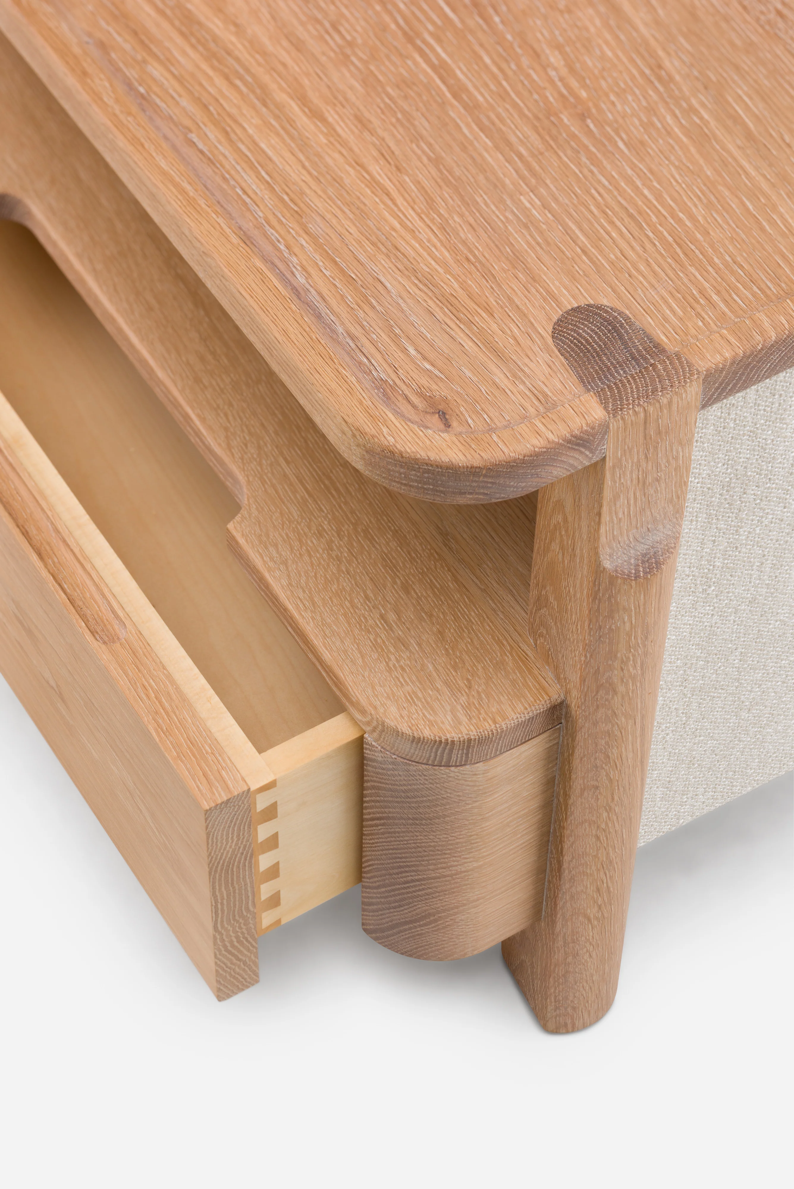 Twenty-Five upholstered bedside table - Image 4