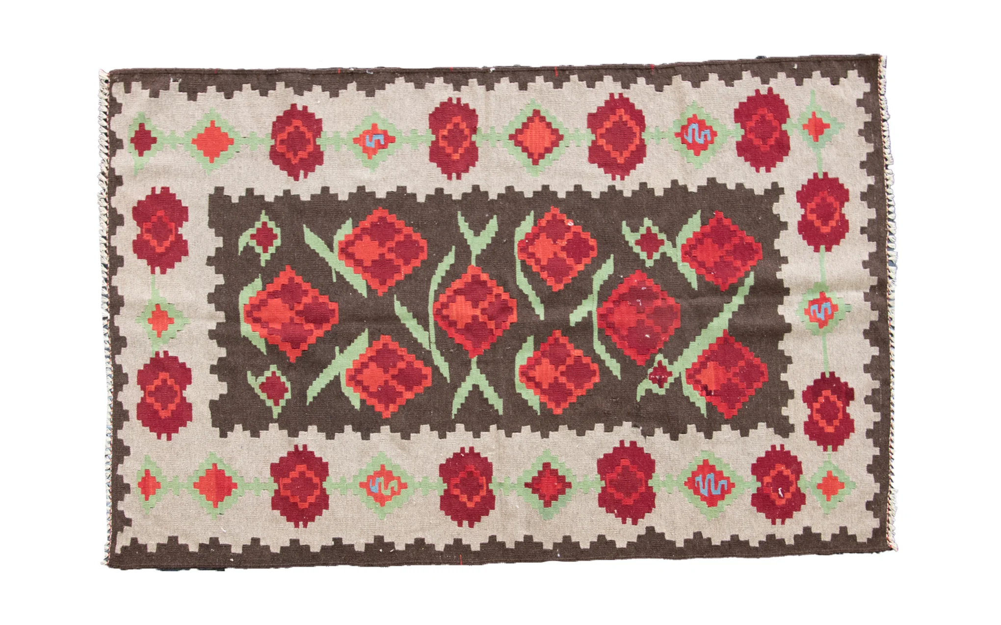 Vintage floral rug