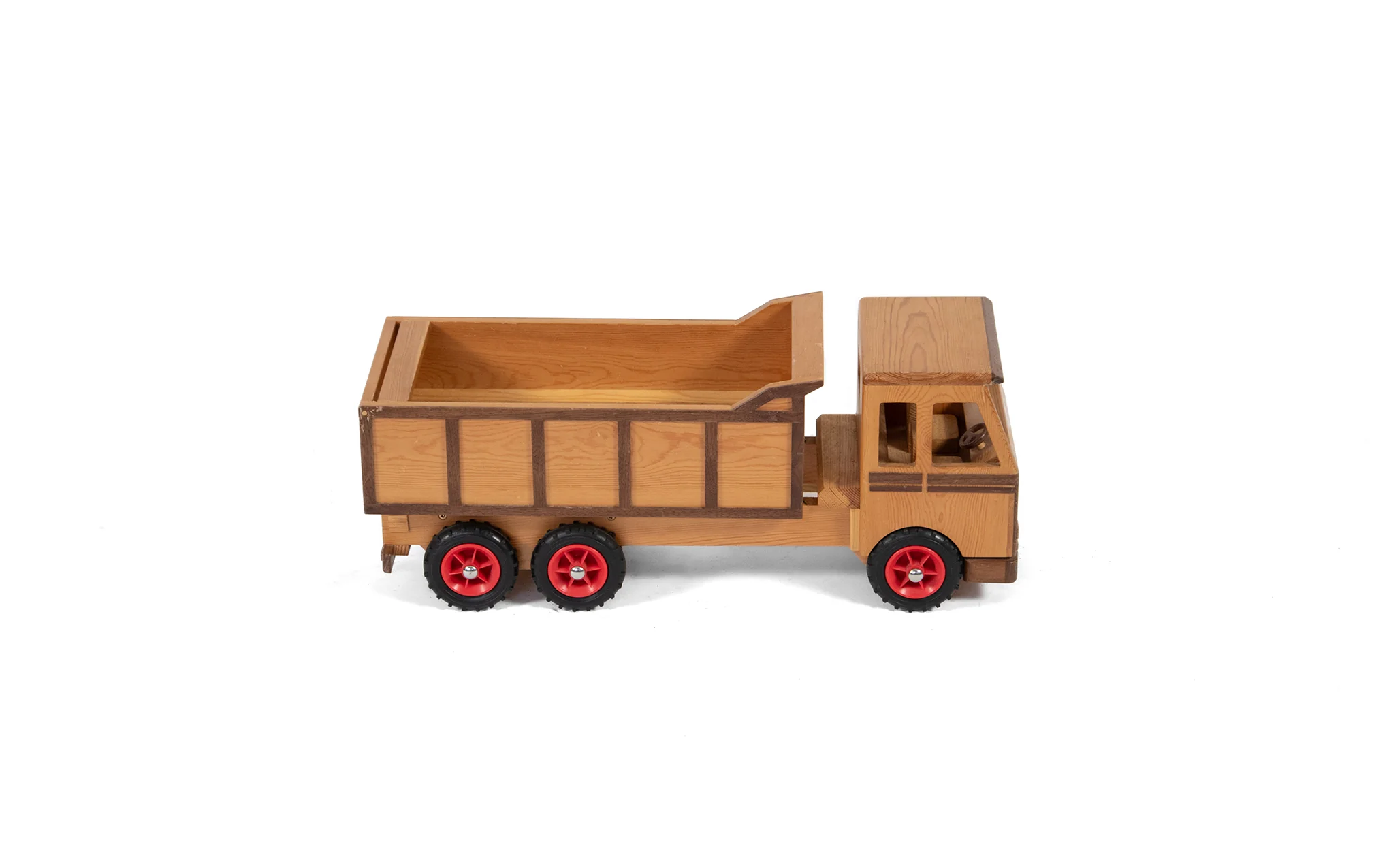 Vintage handmade wooden truck - Image 2