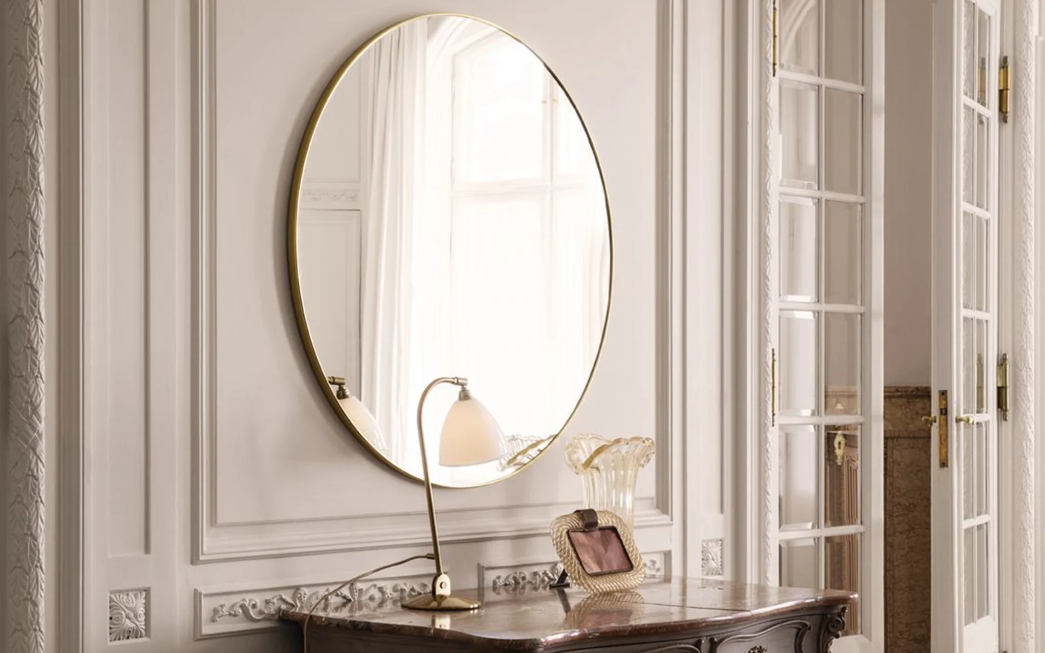 GUBI wall mirror - round - Image 3