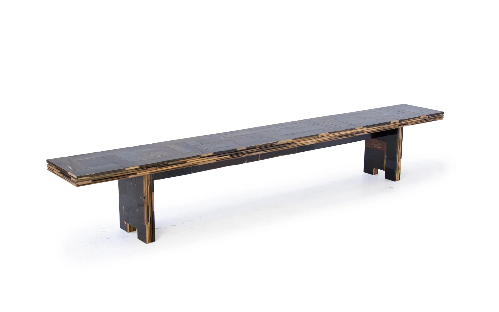 Waste bench in Scrapwood - Image 2