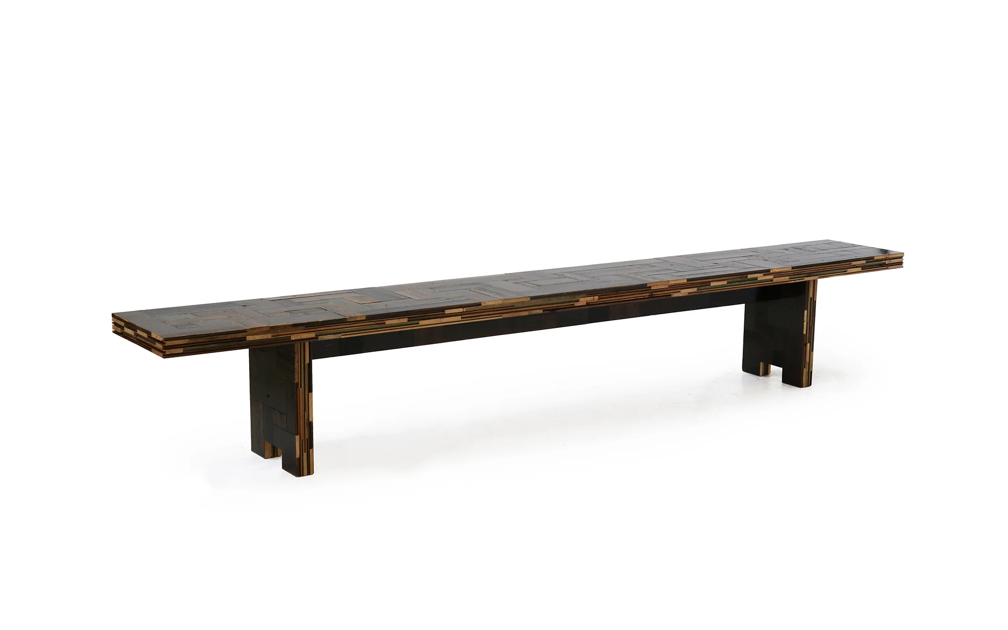 Waste bench in Scrapwood - Image 3