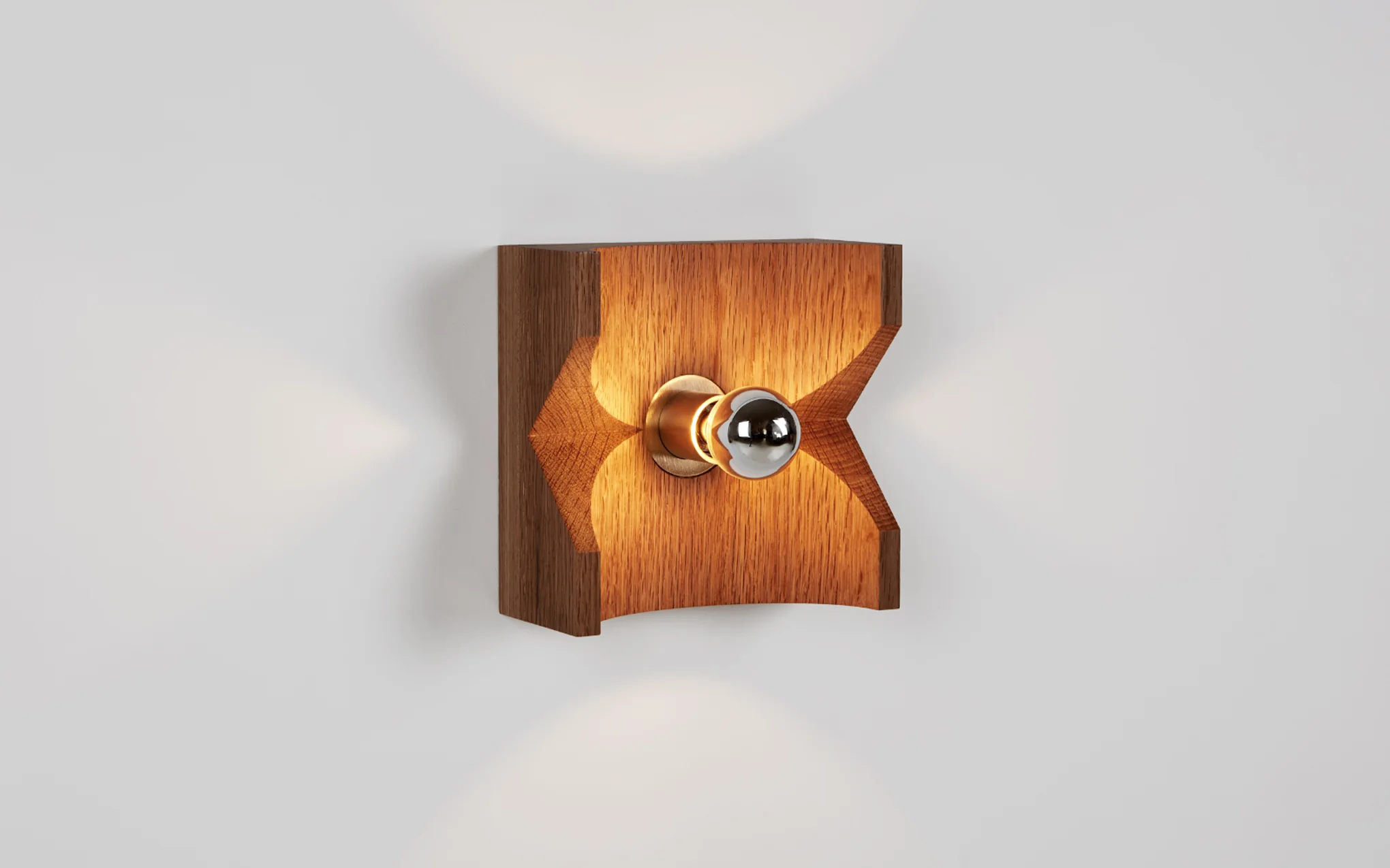 Wood sconce - cut - Image 3