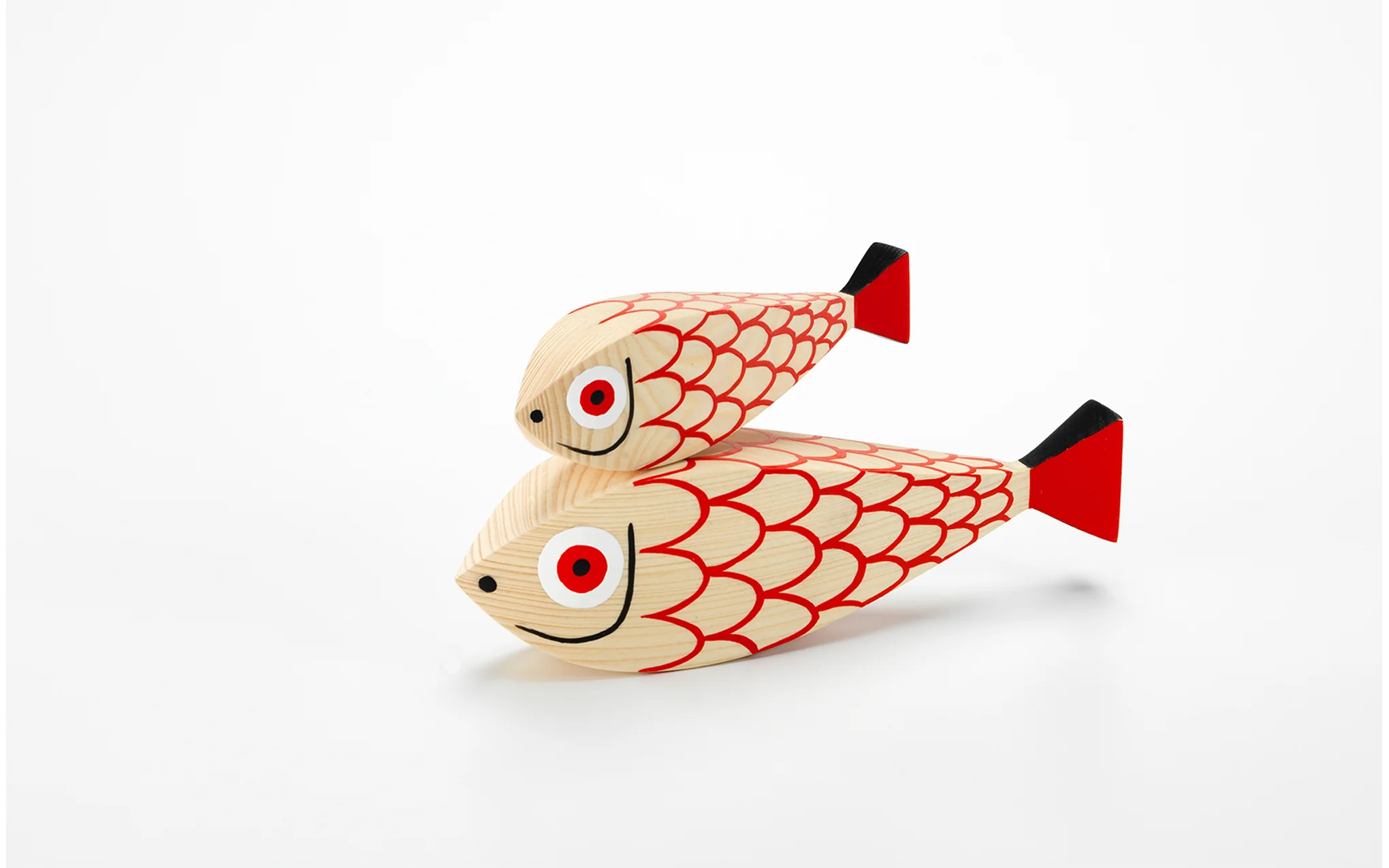 Wooden doll - Mother Fish & Child - Image 3